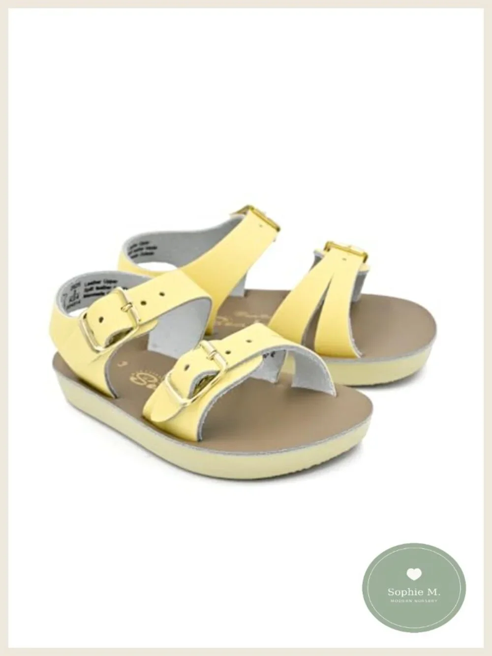 Infant Leather Sandals with Cushioned Sole - Baby's First Sandal